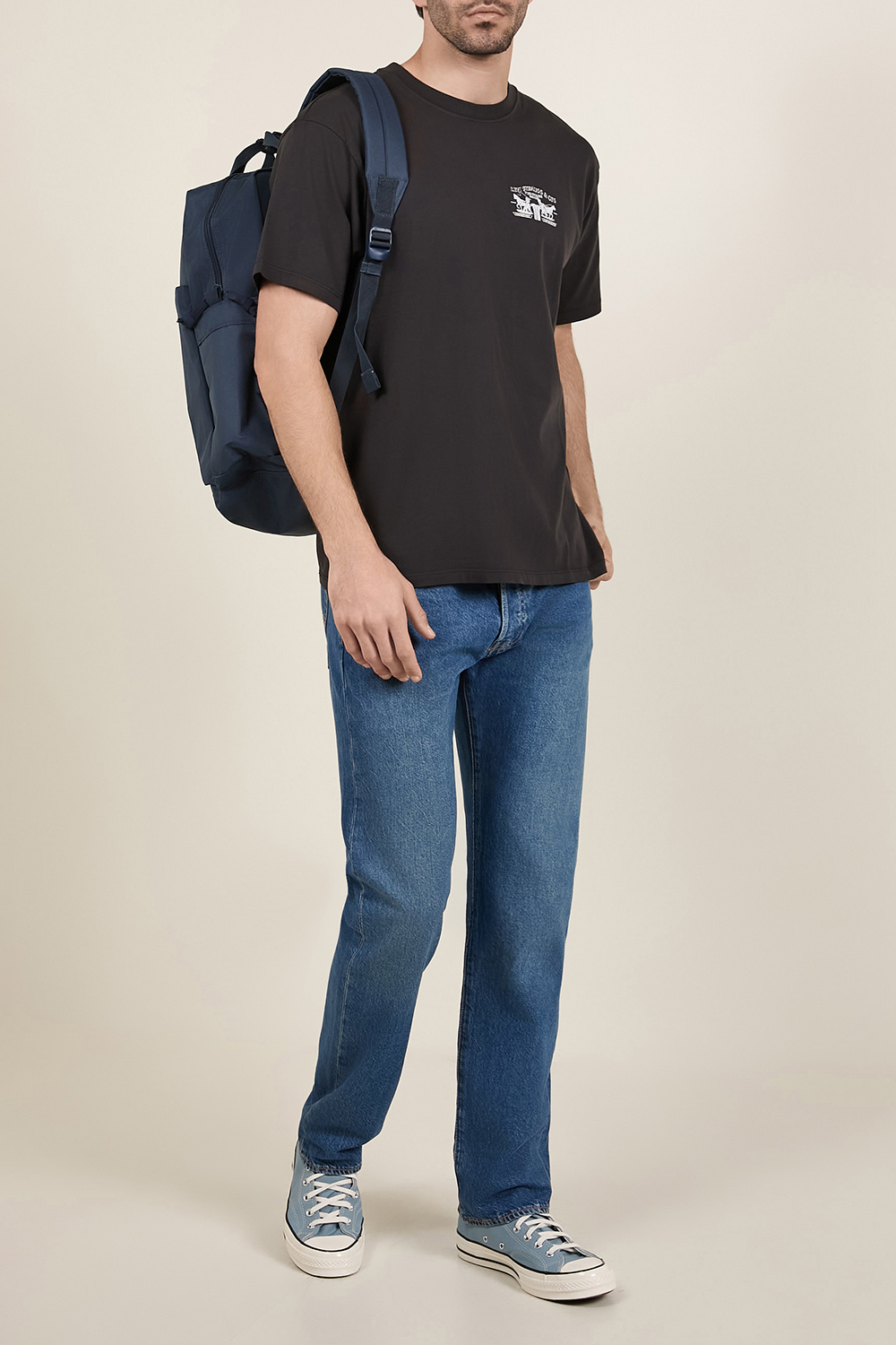 מכנסי ג'ינס 501 בגזרה ישרה